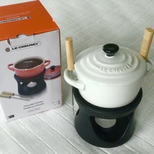 ❤️ NIB FLAWLESS Le Creuset Mini Fondue for Two ❤️
